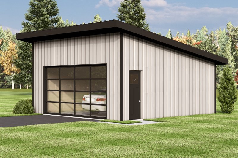 House Blueprint - Exterior - Other Elevation for Contemporary House Plan #1064-463, 0 bath