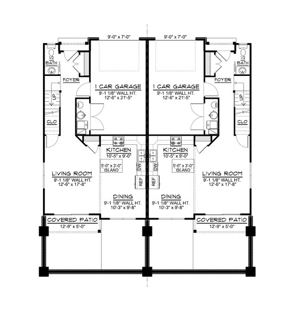 Contemporary Floor Plan - Main Floor Plan #1064-359