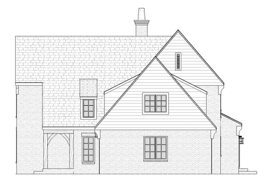 Exterior - Other Elevation 1 for Traditional House Plan #901-14 - 3 bed, 2.5 bath