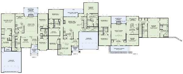 Dream House Plan - Traditional Floor Plan - Main Floor Plan #17-3292