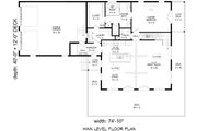 Country Style House Plan - 3 Beds 2.5 Baths 2783 Sq/Ft Plan #932-1058 Floor 
