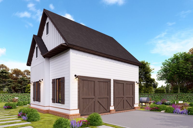 House Blueprint - Exterior - Other Elevation for Traditional House Plan #54-555, 0 bath