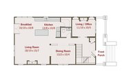 Craftsman Style House Plan - 4 Beds 2.5 Baths 2288 Sq/Ft Plan #461-35 