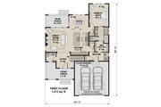 Bungalow Style House Plan - 3 Beds 2.5 Baths 2017 Sq/Ft Plan #51-1408 