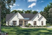 Farmhouse Style House Plan - 4 Beds 3.5 Baths 2475 Sq/Ft Plan #430-413 Exterior 