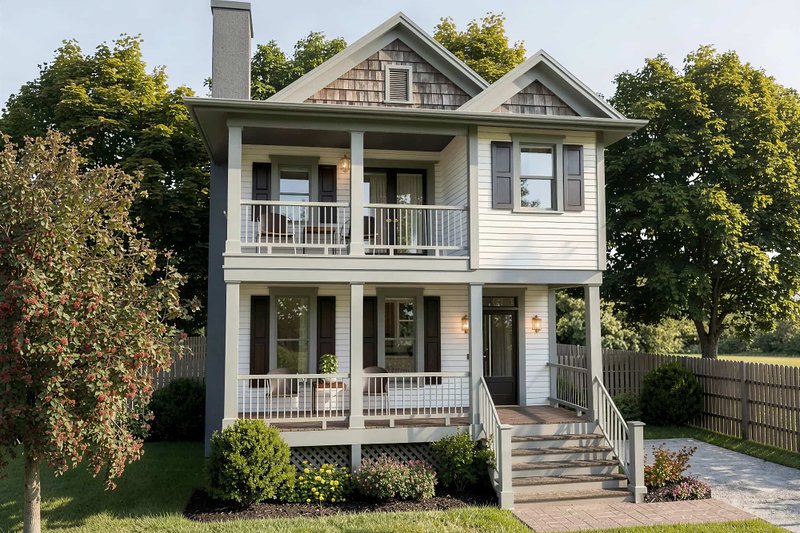 House Plan Design - Exterior - Front Elevation 2 for Craftsman House Plan #79-344 - 3 bed, 2.5 bath