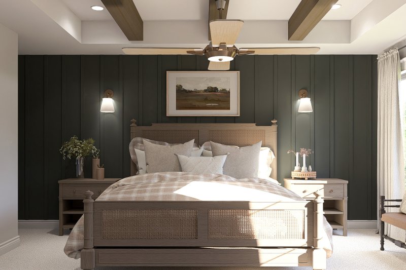 House Design - Interior - Master Bedroom 1 for Colonial House Plan #455-347 - 4 bed, 3.5 bath