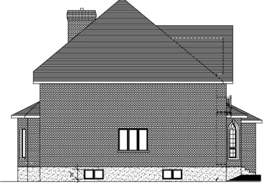 Exterior - Other Elevation 1 for European House Plan #138-330 - 4 bed, 2.5 bath