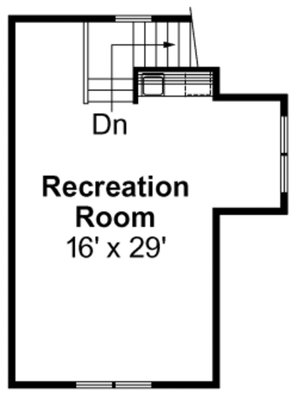 House Design - Traditional Floor Plan - Upper Floor Plan #124-641