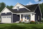 Craftsman Style House Plan - 3 Beds 2 Baths 1568 Sq/Ft Plan #51-1400 