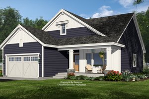 Craftsman Exterior - Front Elevation Plan #51-1400