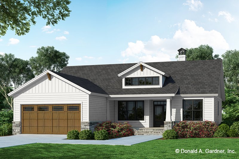 House Plan Design - Farmhouse Exterior - Front Elevation Plan #929-1133