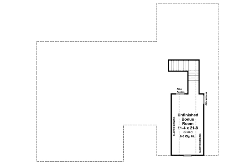Architectural House Design - Floor Plan - Other Floor for European House Plan #21-262 - 3 bed, 2 bath