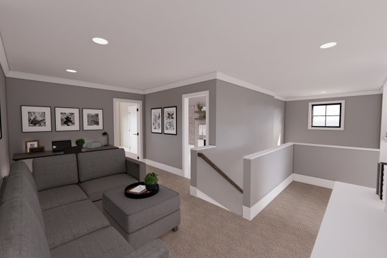 Interior - Bedroom 2 for Farmhouse House Plan #51-1324 - 4 bed, 3 bath