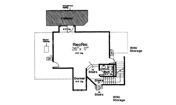 European Floor Plan - Other Floor Plan #310-680