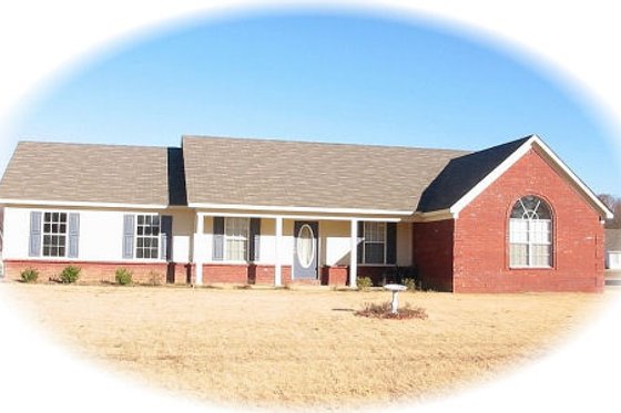 Exterior - Front Elevation for Traditional House Plan #81-13662 - 4 bed, 2 bath