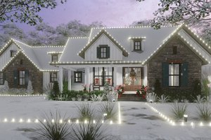 Exterior - Front Elevation 6 for Cottage House Plan #120-269 - 3 bed, 2.5 bath