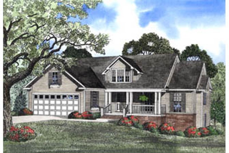 Traditional Style House Plan - 3 Beds 2.5 Baths 2447 Sq/Ft Plan #17-1152
