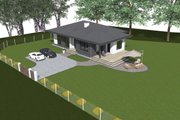 Bungalow Style House Plan - 2 Beds 1 Baths 1450 Sq/Ft Plan #549-28 