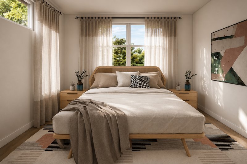 Dream House Plan - Interior - Master Bedroom for Traditional House Plan #124-1469 - 3 bed, 2 bath