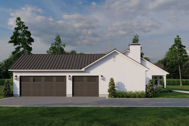 House Blueprint - Exterior - Other Elevation 2 for Farmhouse House Plan #923-384 - 3 bed, 3 bath