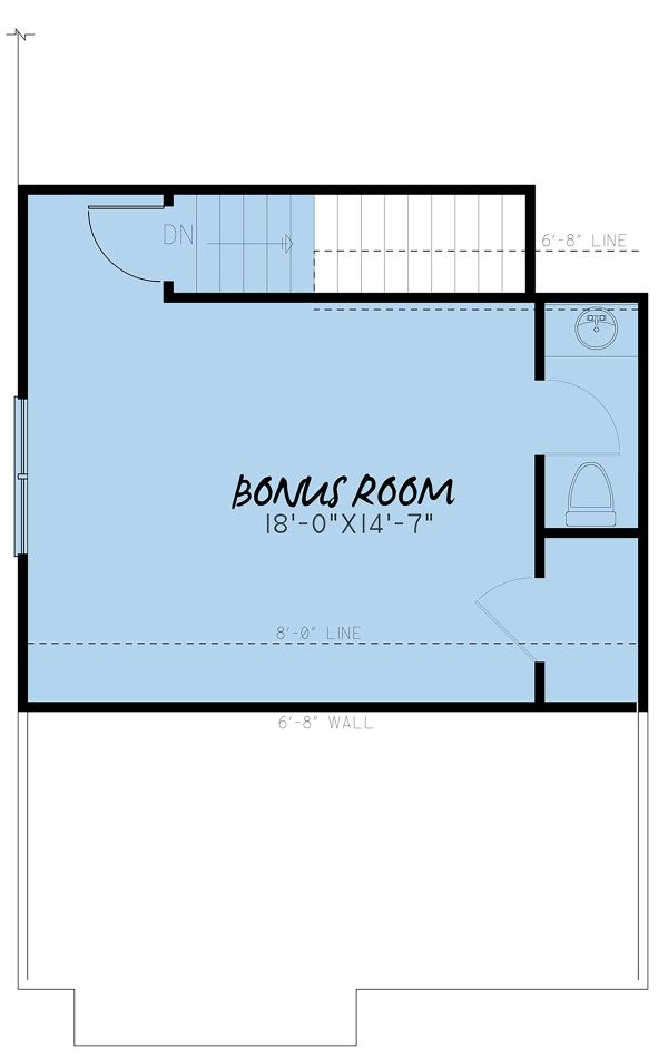Farmhouse Floor Plan - Upper Floor Plan #923-151