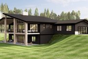 Contemporary Style House Plan - 3 Beds 2 Baths 3336 Sq/Ft Plan #1064-387 Exterior 
