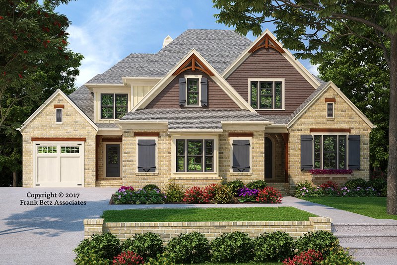 Dream House Plan - Craftsman Exterior - Front Elevation Plan #927-991