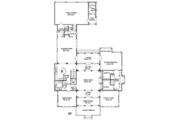 European Style House Plan - 5 Beds 3.5 Baths 5908 Sq/Ft Plan #81-411 