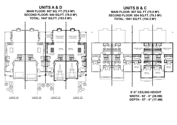 House Design - Floor Plan - Main Floor for Contemporary House Plan #1100-184 - 12 bed, 10 bath