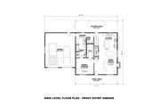 Farmhouse Style House Plan - 3 Beds 2.5 Baths 2200 Sq/Ft Plan #1117-35 Floor 