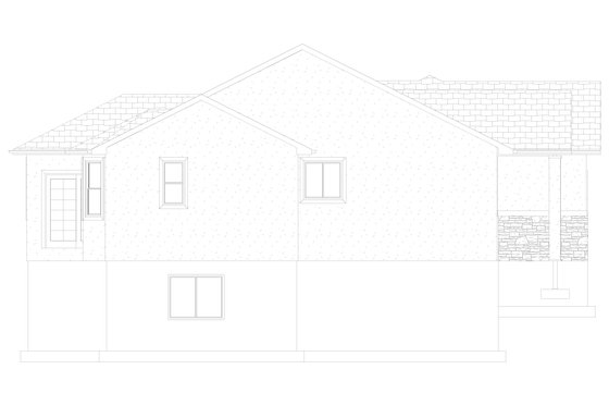 Exterior - Other Elevation for Traditional House Plan #1060-56 - 3 bed, 2 bath