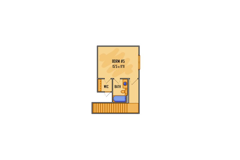 Dream House Plan - Floor Plan - Upper Floor for Traditional House Plan #1081-6 - 4 bed, 3.5 bath