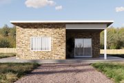 Contemporary Style House Plan - 3 Beds 2 Baths 935 Sq/Ft Plan #1106-68 