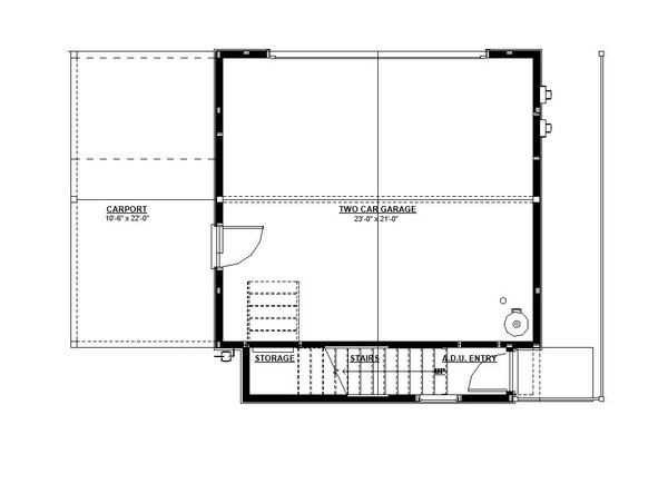 House Plan Design - Prairie Floor Plan - Main Floor Plan #895-129