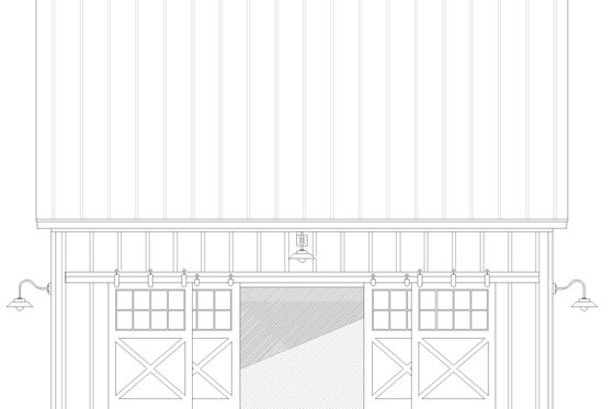 Exterior - Front Elevation 3 for Country House Plan #932-346, 0 bath