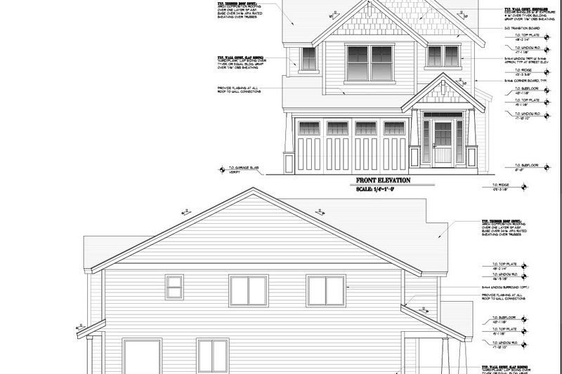House Design - Exterior - Other Elevation for Craftsman House Plan #53-726 - 4 bed, 2.5 bath