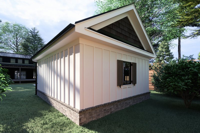 Home Plan - Exterior - Rear Elevation for Craftsman House Plan #1094-31, 0 bath