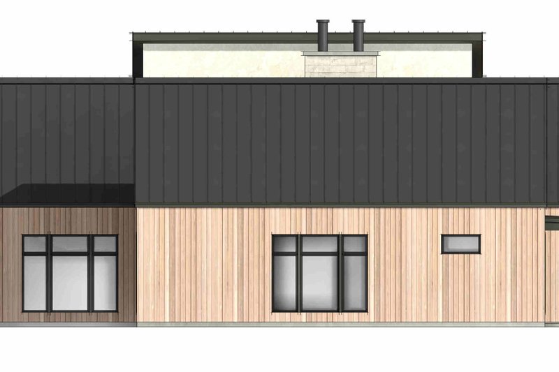 House Blueprint - Exterior - Other Elevation 1 for Modern House Plan #1096-122 - 4 bed, 4.5 bath