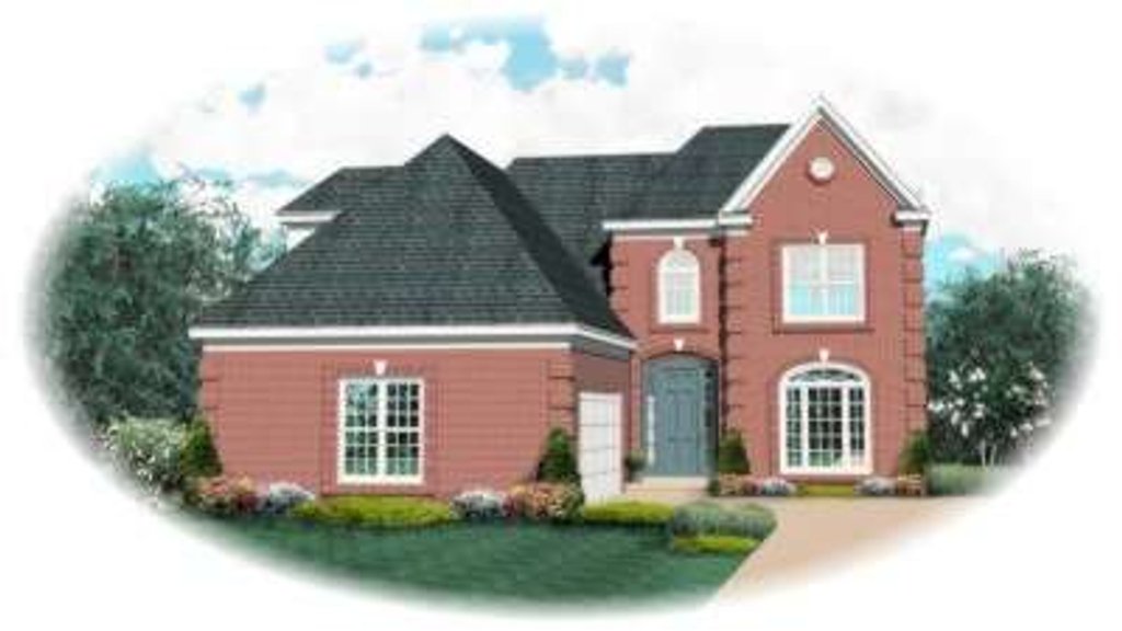 European Style House Plan - 3 Beds 2.5 Baths 2872 Sq/Ft Plan #81-937 ...