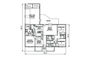Ranch Style House Plan - 4 Beds 3 Baths 1856 Sq/Ft Plan #44-117 