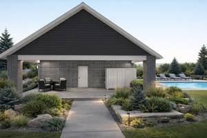 House Blueprint - Exterior - Other Elevation for Traditional House Plan #1060-485, 1 bath