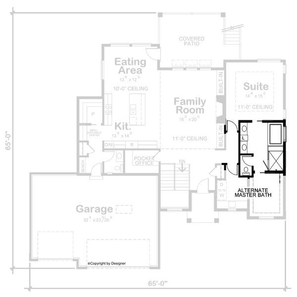 Home Plan - Modern Floor Plan - Other Floor Plan #20-2498