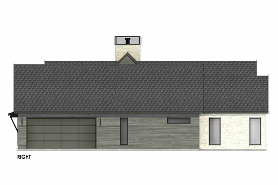 Exterior - Other Elevation for Modern House Plan #1096-76 - 4 bed, 2.5 bath