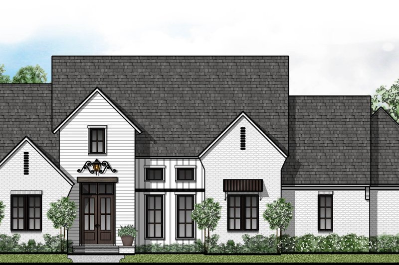 Dream House Plan - Exterior - Front Elevation 3 for Traditional House Plan #1081-6 - 4 bed, 3.5 bath