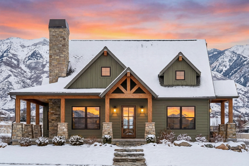 Home Plan - Exterior - Front Elevation 3 for Craftsman House Plan #1096-154 - 2 bed, 2 bath
