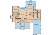 European Style House Plan - 4 Beds 4.5 Baths 6001 Sq/Ft Plan #923-78 