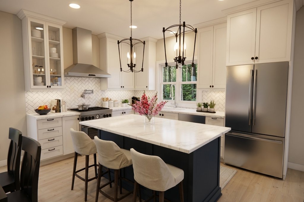 Interior - Kitchen for Craftsman House Plan #51-1530 - 3 bed, 2 bath