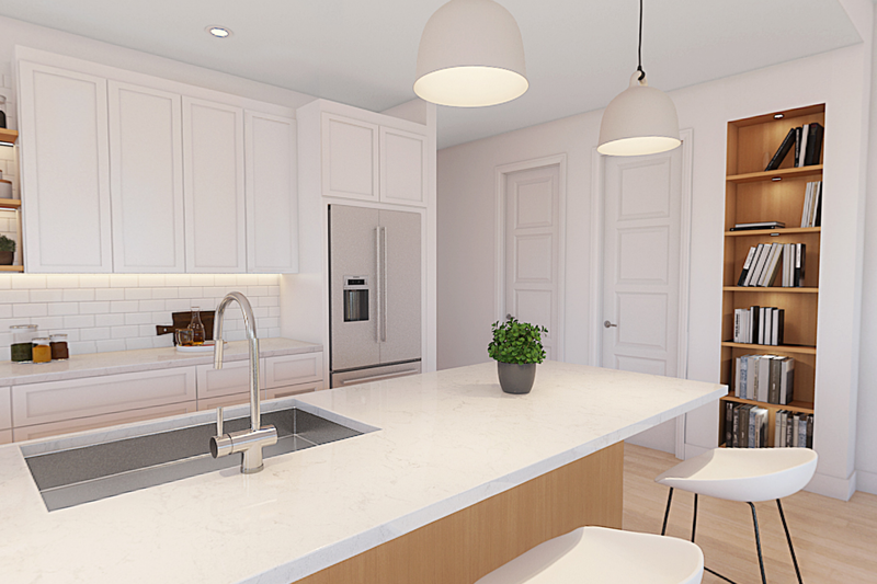 Architectural House Design - Interior - Kitchen 2 for Contemporary House Plan #48-1046 - 4 bed, 2.5 bath
