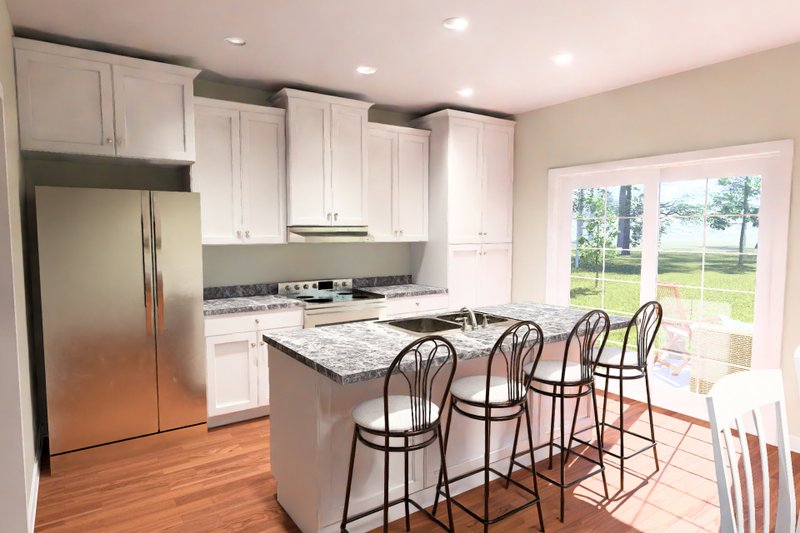 Architectural House Design - Interior - Kitchen for Traditional House Plan #513-2464 - 3 bed, 2.5 bath